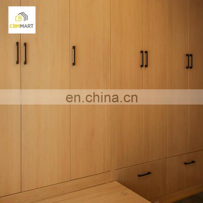 Solid wooden Modern Design Wardrobe Set With high quality Accessories