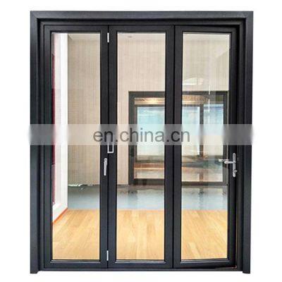 Bulk order good price exterior bi folding door patio aluminum glass folding door