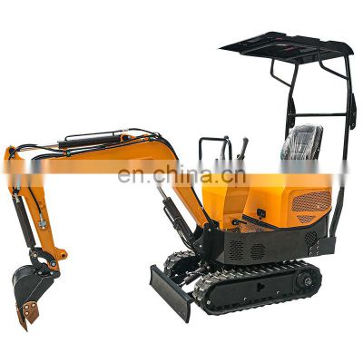 1ton hydraulic mini excavator machine used 1ton mini excavator 1ton with cab