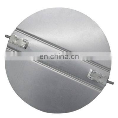 Manual Galvanized Air Damper With Accessories Of Blade Round Duct Damper in Ventilation System