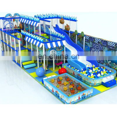 Popular indoor Kids Play Station Soft Padded Play commercial cheap Children Playground with decorative