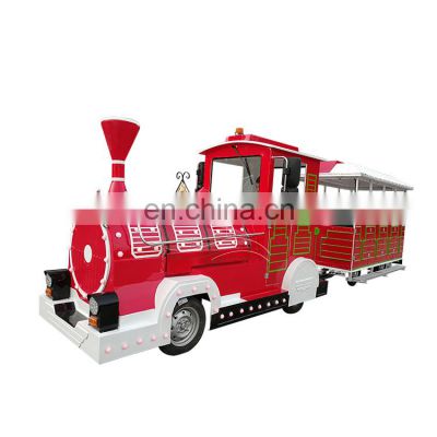 Top quality cheap diesel trackless tourist train for sale diesel park amusement ride china trackless train