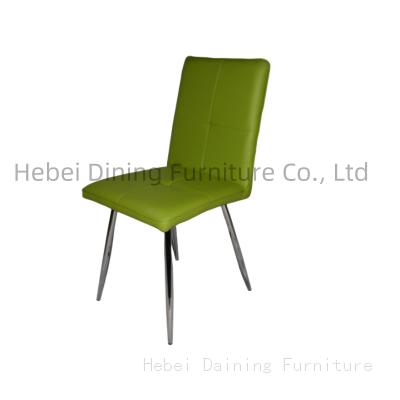 Pu Leather Dining Chair with Metal Legs DC-U83