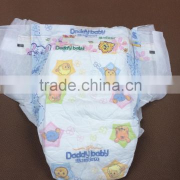 Breathable Cloth-like disposable baby diaper