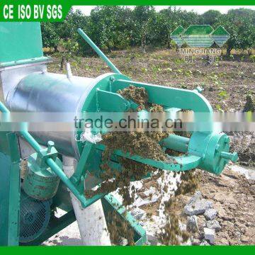 dewatering separator for manure dewatering machine
