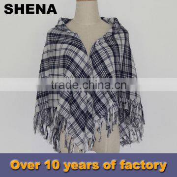 shena digital print custom design cotton square scarf supplier