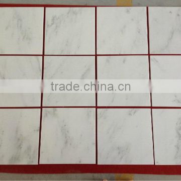 Cheapest price newly design white polished marble tile
