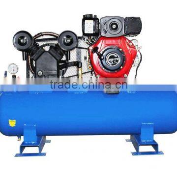 High pressure diesel mini air compressor portable