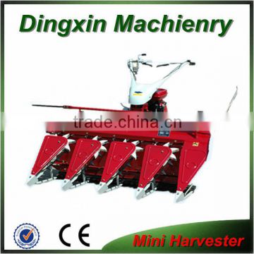 shaft driven walking behind mini harvesters for rice and wheat