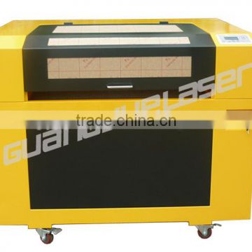 2015 star product high specification of GY6090 80W100W CO2 low cost plastic laser cutting machine