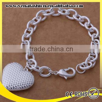 plated heart premier designs bracelet jewelry, 925 sterling silver bracelet                        
                                                                                Supplier's Choice