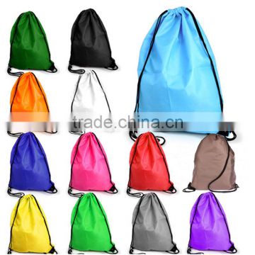 Reusable cheap drawstring/rope/polyester bags