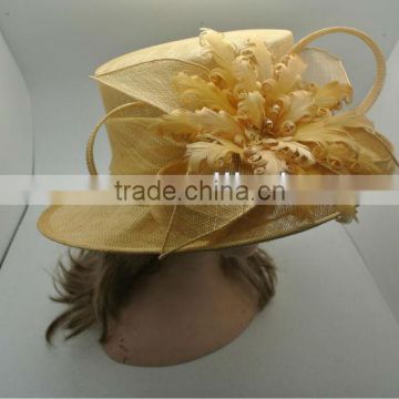 High quality sinamay hat for Spain market