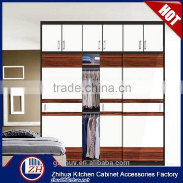 Double color wardrobe design furniture bedroom wardrobe specifications