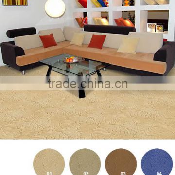 Fire retardant PP Wall to Wall carpet with PVC backing