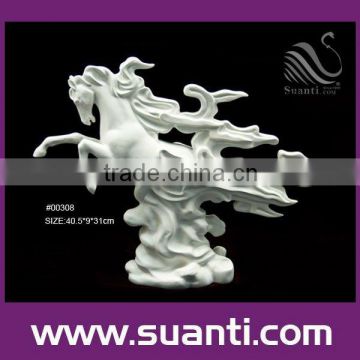 Horse polyresin statue