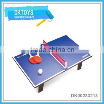 Table tennis game with table