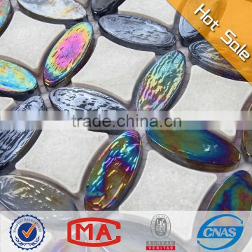 CL vitreous glass mosaic cheap ceramic mosaic tiles Etoiles Oro Giallo