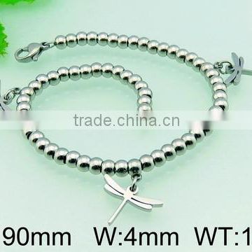good quality dragonfly bracelet stainless steel chain fashion bracelets