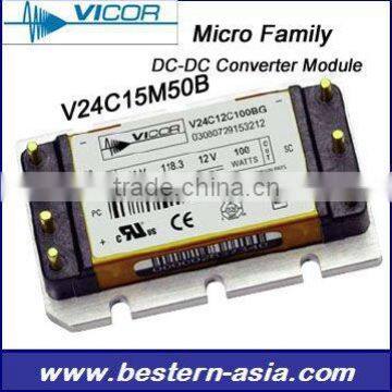 Vicor 50W 24V 15V DC-DC Converters V24C15M50B