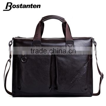 vintage business messenger bag men leather briefcase crossbody bag