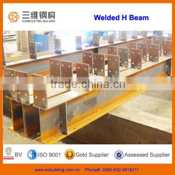 Welded Steel Beam for Working Platform