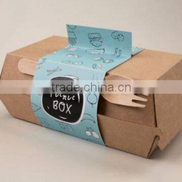Food grade paper box sushi box foldable design