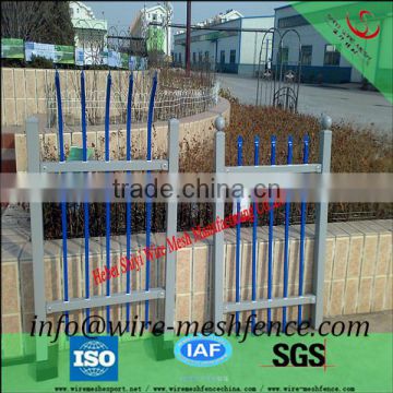 Galvanized W section palisade security fencing D section galvanized palisade fence