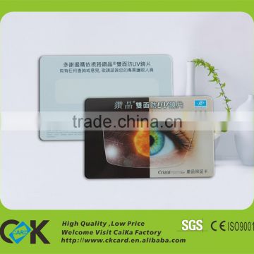 Cr80 custom printing pvc smart ic card with cheap price