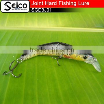 SGD3J01 Three-section Minnow Joint plastic lure 4.5"