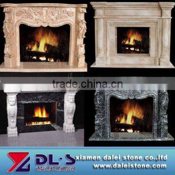 Marble fireplace