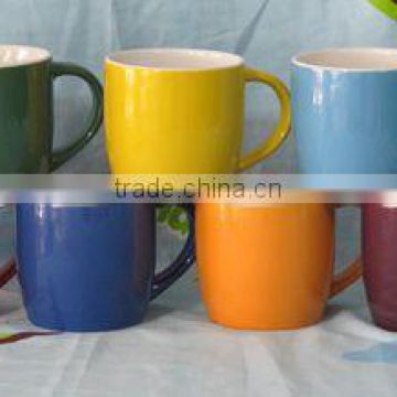 11oz colorful wholesale ceramic coffee mug/mugs
