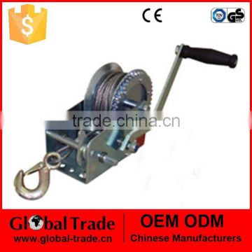 Geared Hand Winch 2500lbs / 1100kg Capacity with Cable Winches, Manual Winches T0049
