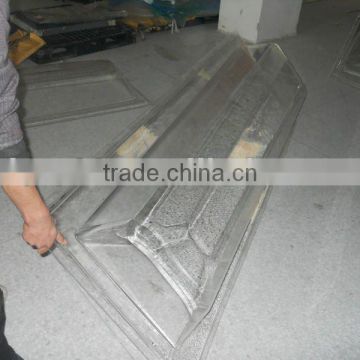 large PMMAplastic shell,vacuum forming,CNC cutting and drilling