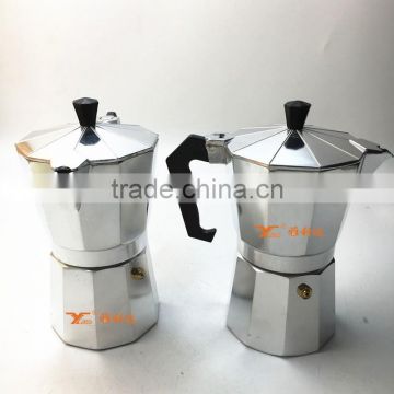 safe non-toxic handy brew aluminum Italy coffee maker tea kettle