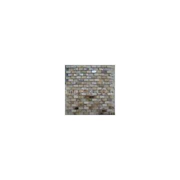 Shell Mix Metal Crystal Glass Mosaic Tile, Bathroom Mosaic Wall Tiles