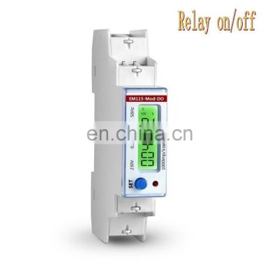 EM115-Mod-DO remote control single phase 2 wire energy meter