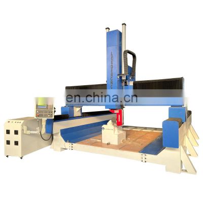 5axis Big Foam Mold Making Wood Working Cnc Router 5 Axis Cnc Milling Machine / 5 Axis Robot Cnc Router