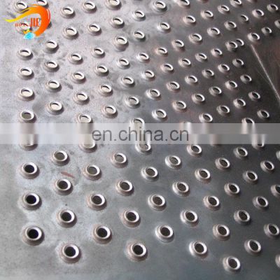 Slip-Resistant safety walkway galvanized dimpled hole perforated punching metal sheet