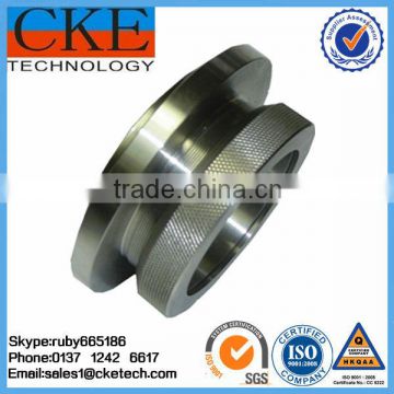 Custome Steel CNC Knurling Lathe Parts in Machinery Fabrication