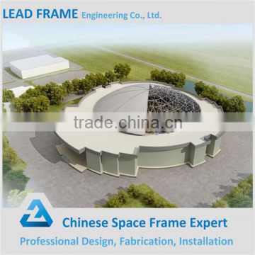 Galvanized steel sapce truss frame for conference hall structure