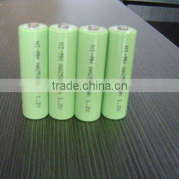 green 2500mah aa 1.2V rechargeable battery