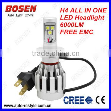 2014 new product H4all in one led head light make in china new product 2014