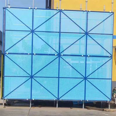 Customized punching rice shaped protective climbing frame net for building protection