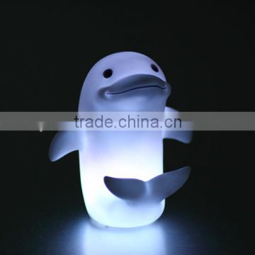 Led inflatable dolphin toy