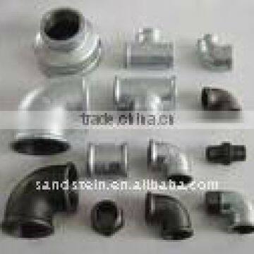 Malleable iron pipe fittings