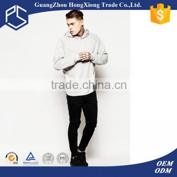 2016 Hongxiong OEM 100% Cotton Long Sleeve wholesale plain hoodies