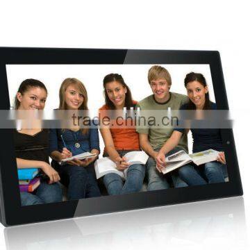 magnetic photo album 21.5 inch good quality digital photo frame with multifunction(include remote control model )