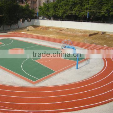 High safety rubber running track for school