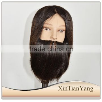 100% human hair Wholesale price training mannequin head for hairdresser